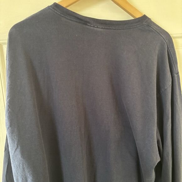 Vintage Polo Ralph Lauren Shirt Mens XL Blue Teddy Bear Long Sleeve Tee Designer - Picture 8 of 10